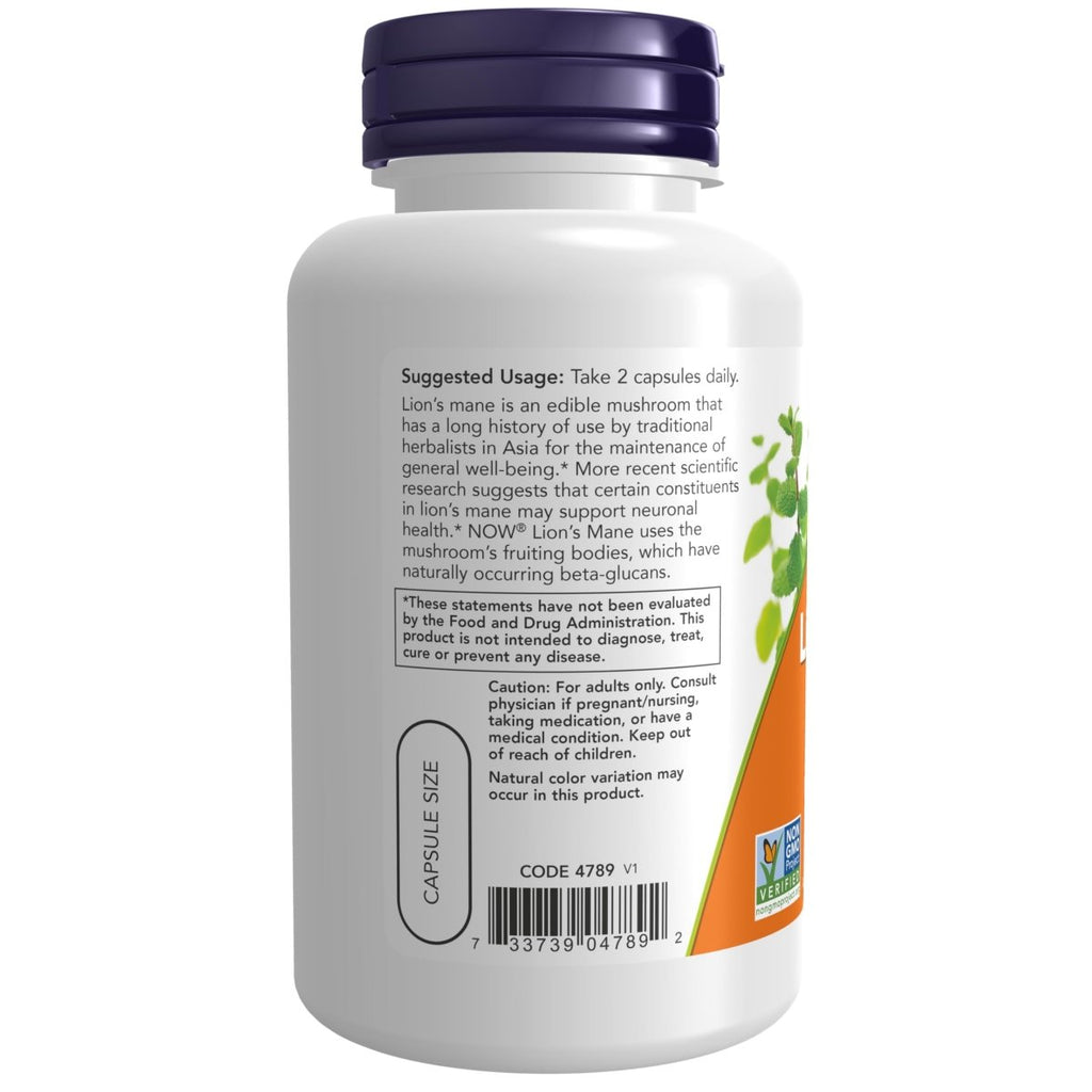 Now Foods Lion's Mane 500 mg 60 Vcaps