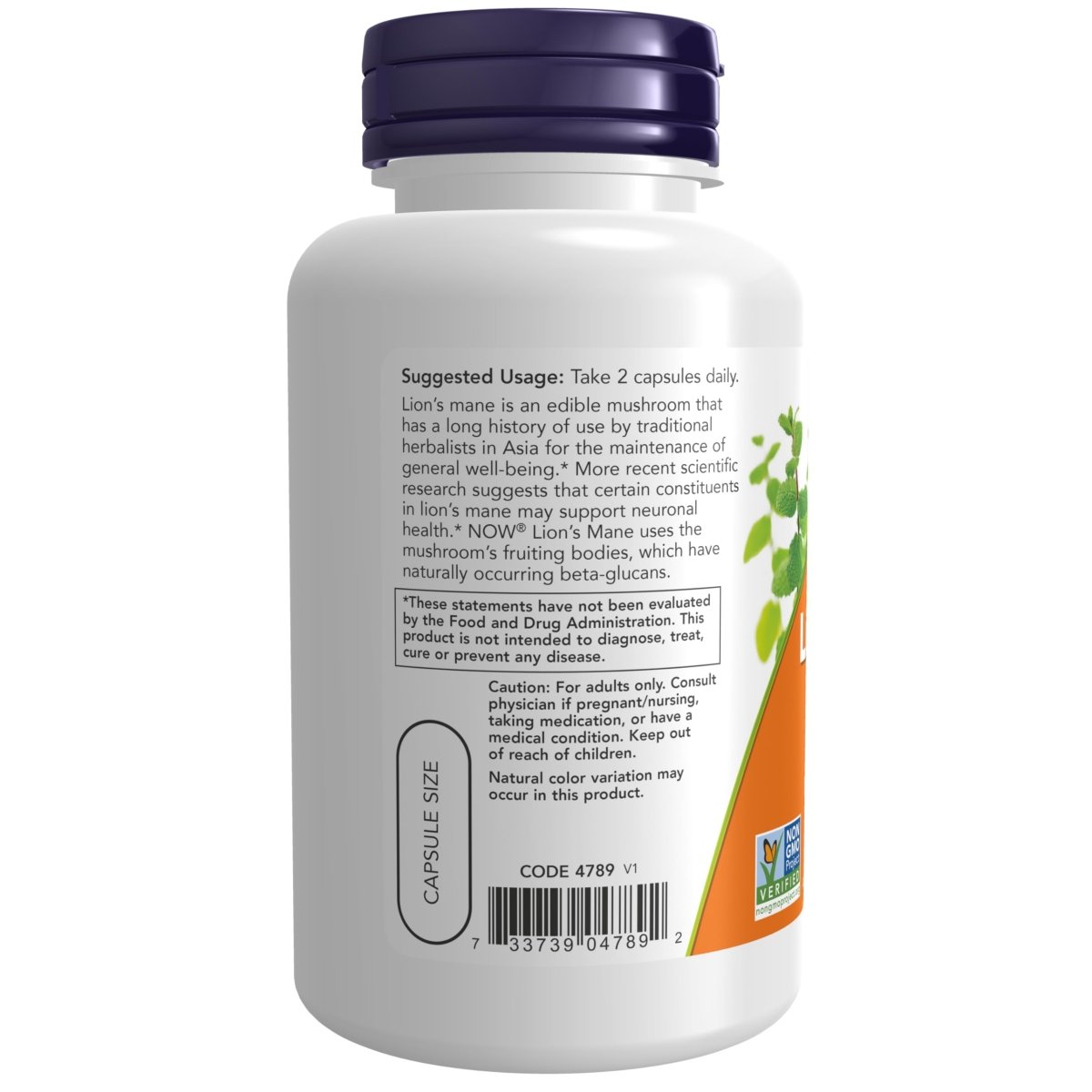 Now Foods Lion's Mane 500 mg 60 Vcaps