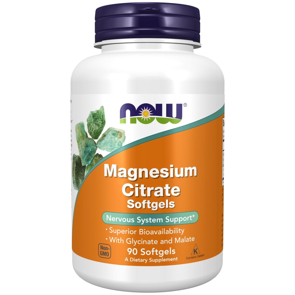 Now Foods Magnesium Citrate 200 mg 100 Tablets - 1290