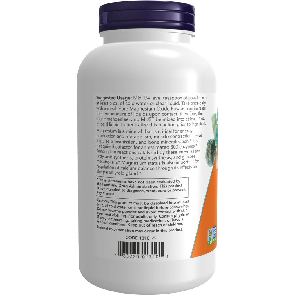 Now Foods Magnesium Oxide 8oz - 1310