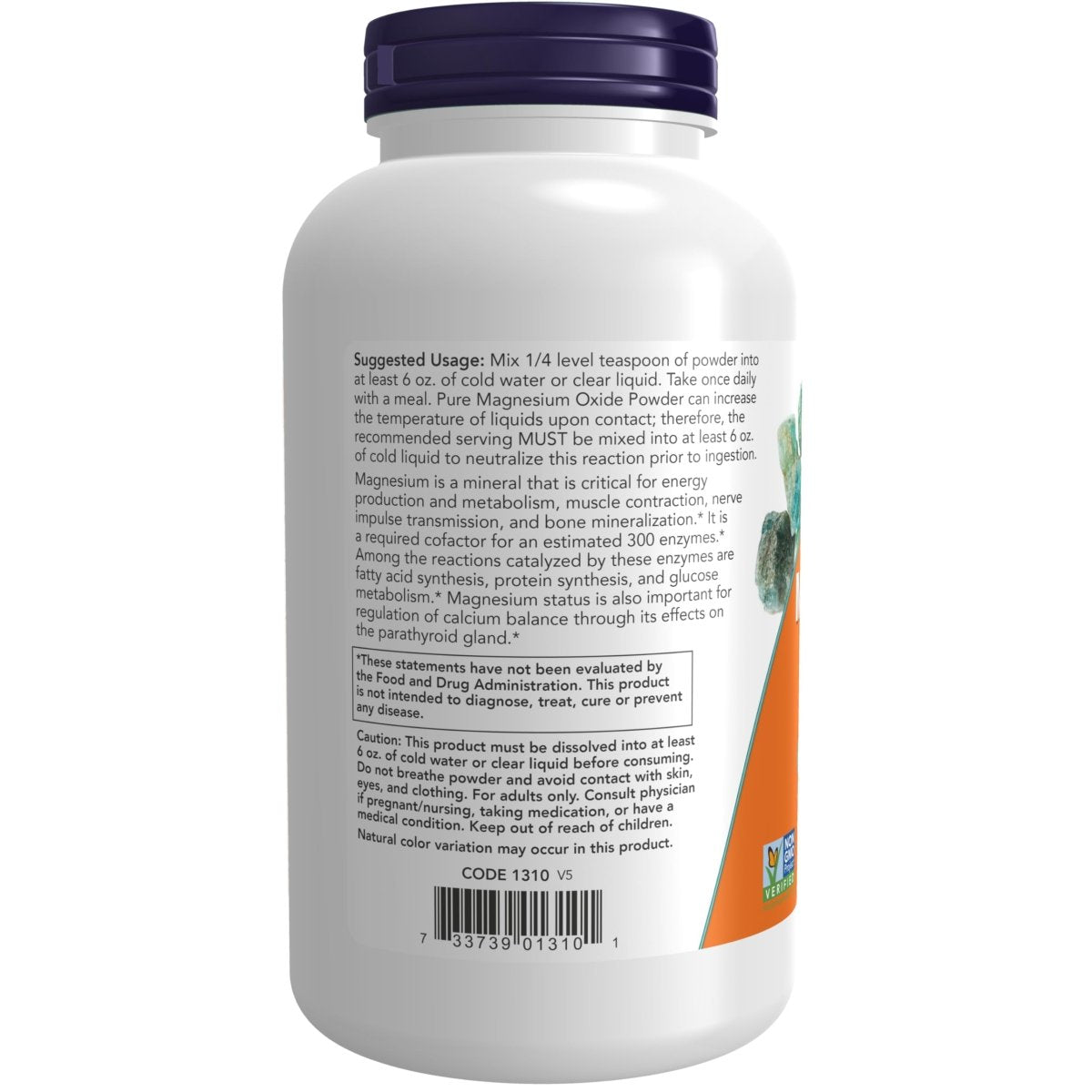 Now Foods Magnesium Oxide 8oz - 1310