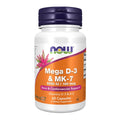 Now Foods Mega D-3 & MK-7 60 Vcaps - 0384