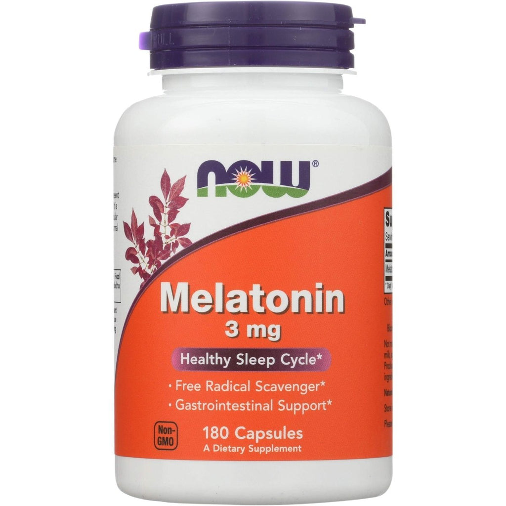 Now Foods Melatonin 3 mg 180 Vcaps - 3257
