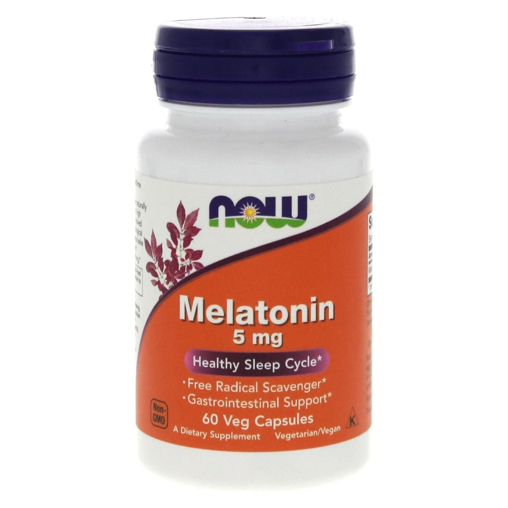 Now Foods Melatonin 5 mg 60 Vcaps - 3555