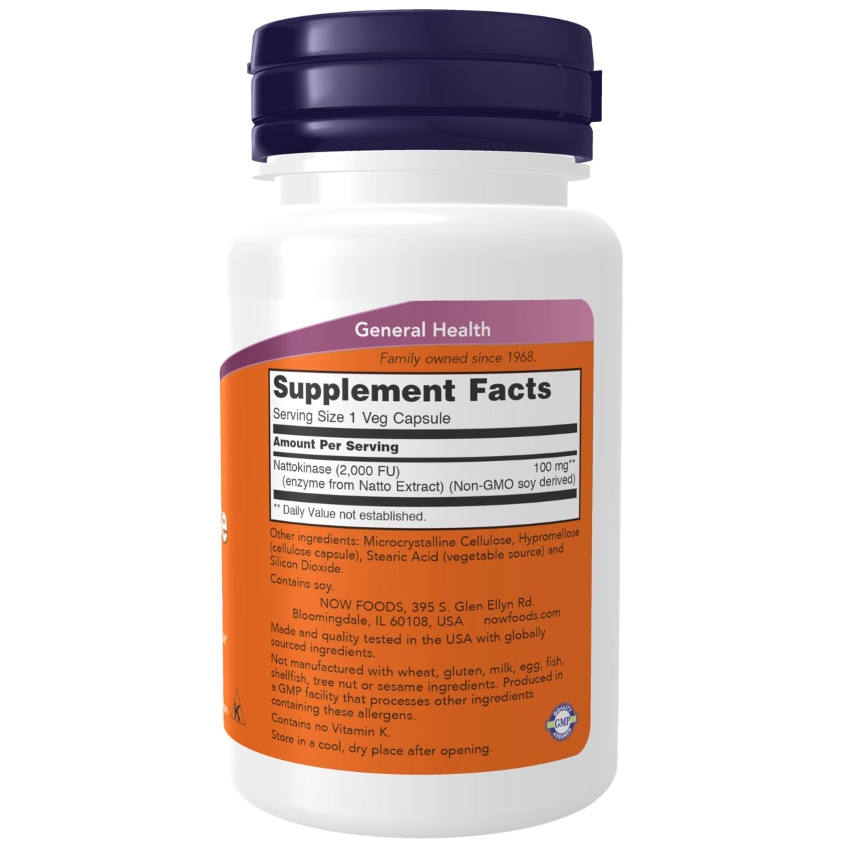 Now Foods Nattokinase 100 mg 60 Vcaps - 3140