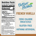Now Foods BetterStevia French Vanilla 75 Packets Per Box - 6863 - 2 Pack