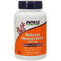 Now Foods Natural Resveratrol 200 mg 120 Vcaps - 3354