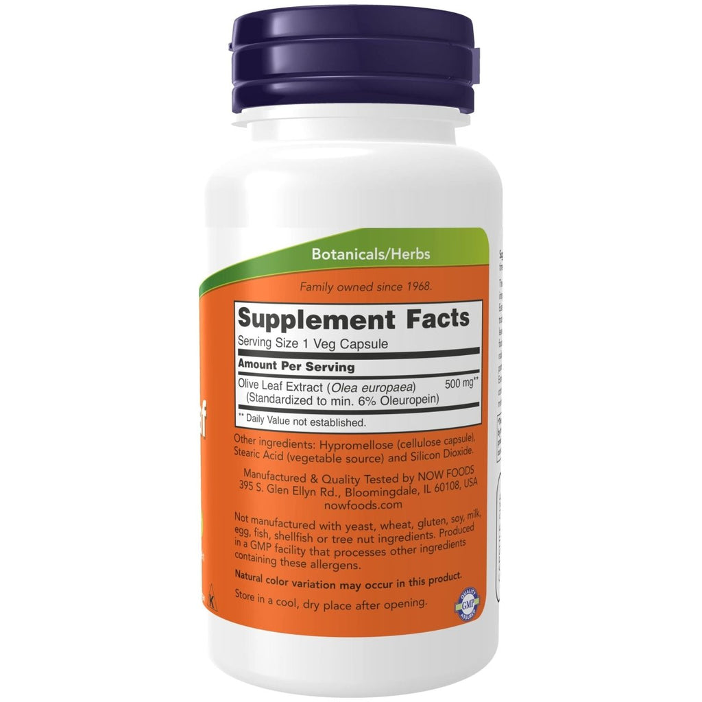 Now Foods Olive Leaf Extract 500 mg 60 Vcaps - 4723