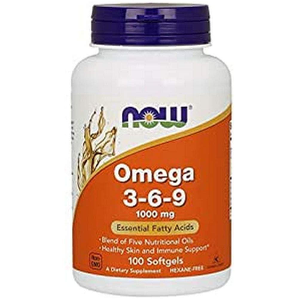 Now Foods Omega 3-6-9 1000 mg 100 Softgels - 1835