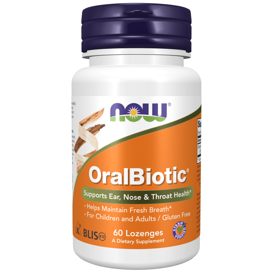 Now Foods OralBiotic 60 Lozenges - 2921