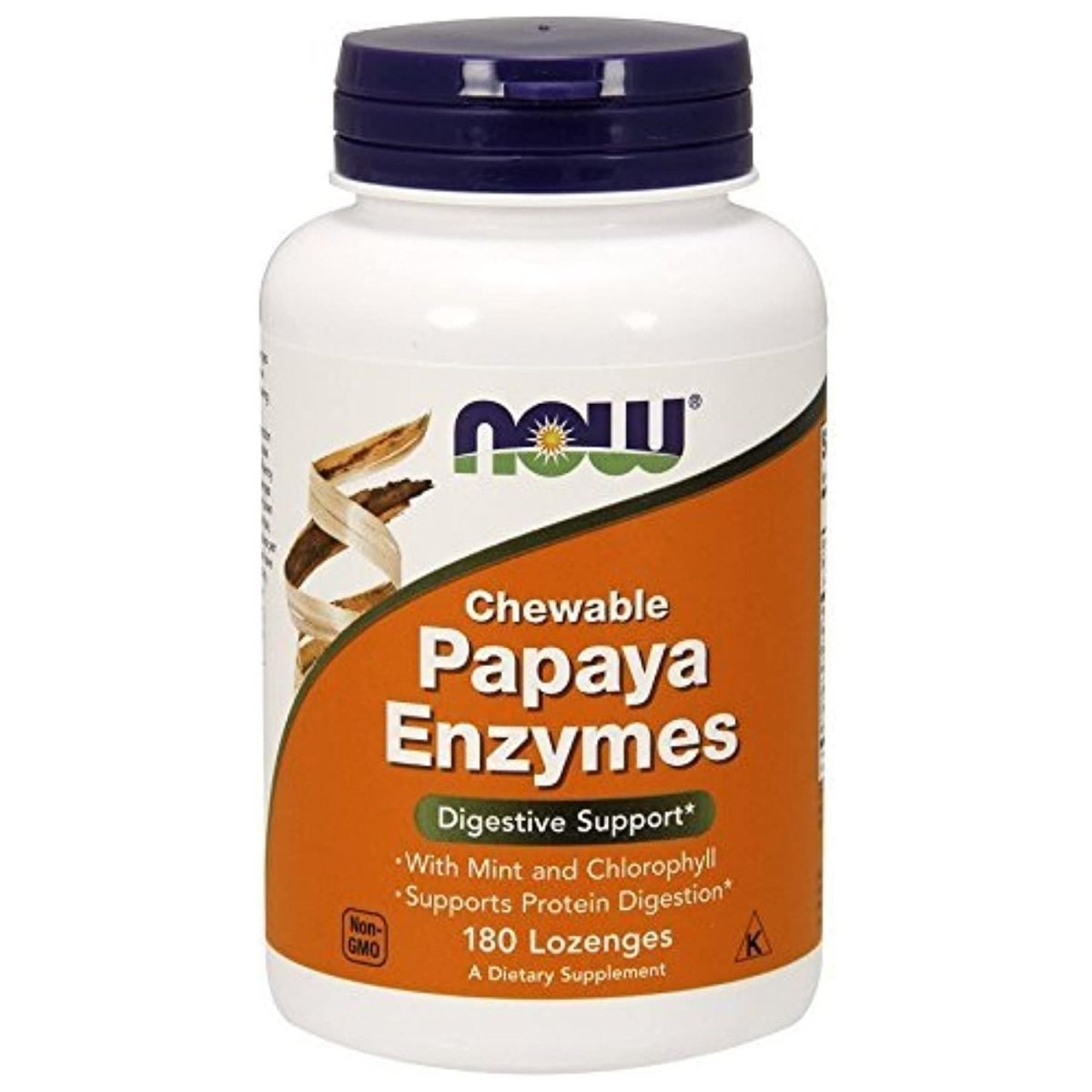 Now Foods Papaya Enzyme 180 Lozenges - 2970