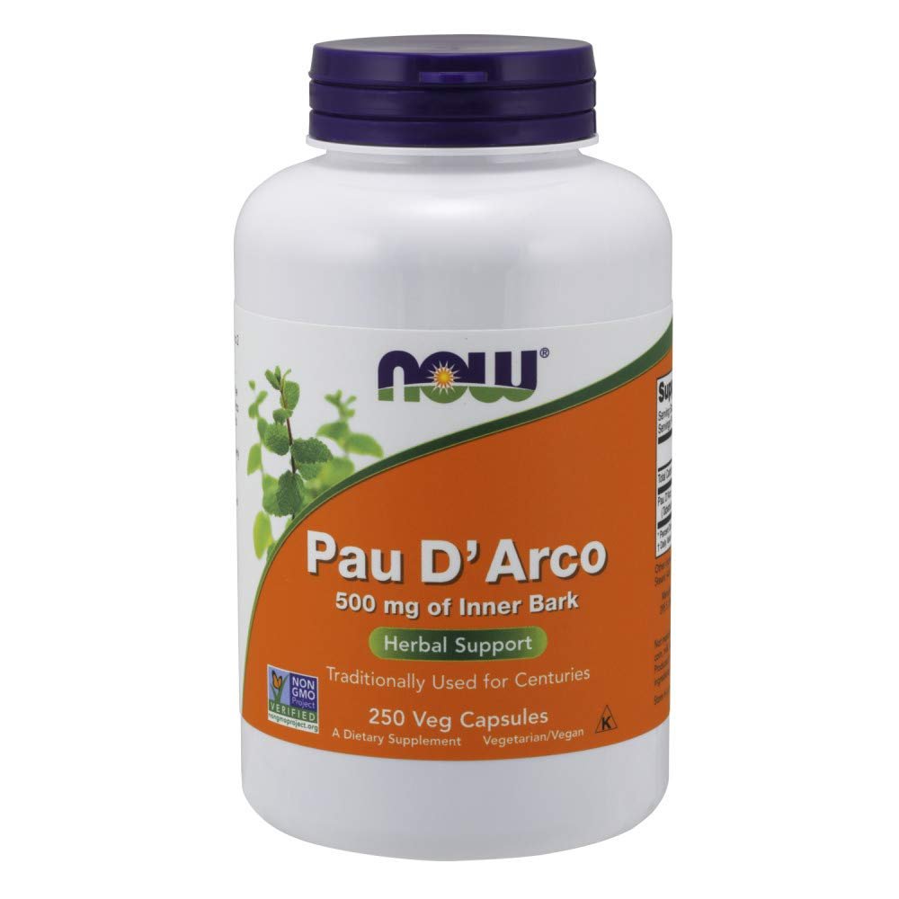Now Foods Pau D'Arco 500 mg 250 Vcaps - 4726