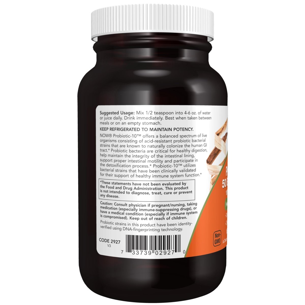 Now Foods Probiotic-10 50 Billion Powder 2oz - 2927