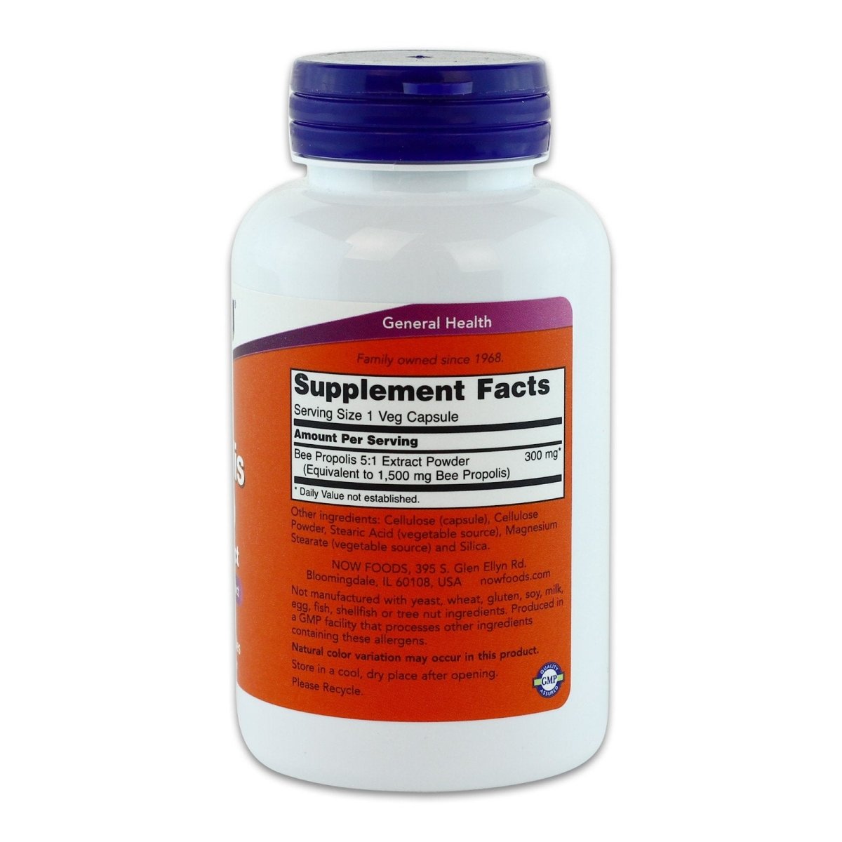 Now Foods Propolis 1500 100 Vcaps - 2540