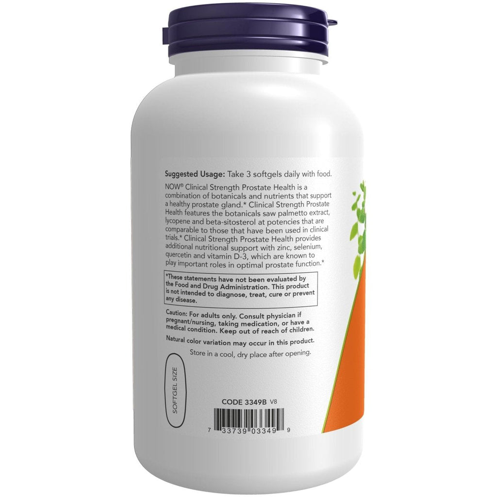 Now Foods Prostate Health Clinical Strength 180 Softgels - 3349