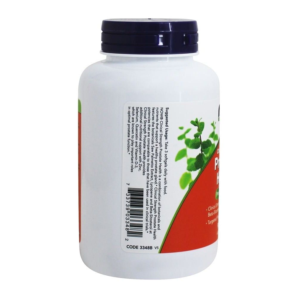 Now Foods Prostate Health Clinical Strength 90 Softgels - 3348