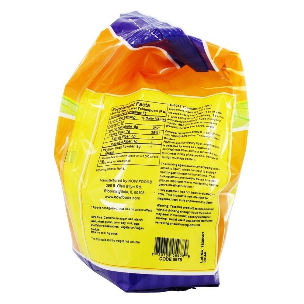 Now Foods Psyllium Husk Powder 24oz - 5978