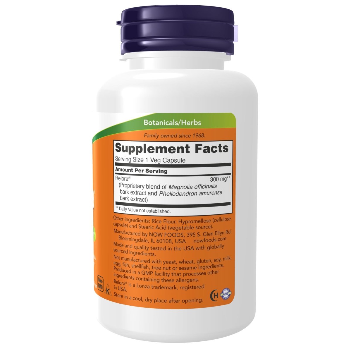 Now Foods Relora 300 mg 60 Vcaps - 3342