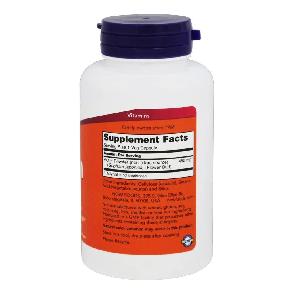 Now Foods Rutin 450 mg 100 Vcaps - 0735