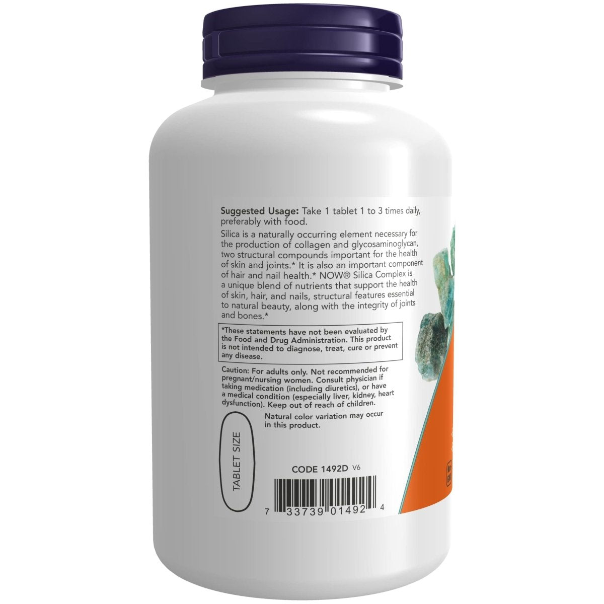 Now Foods Silica Complex 180 Tablets - 1492