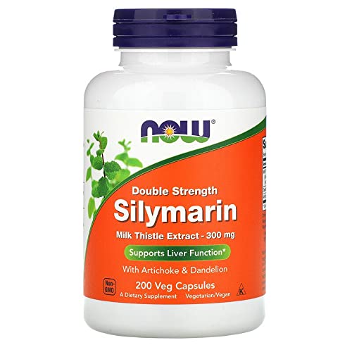 Now Foods Silymarin Double Strength 300 mg 200 Vcaps - 4753