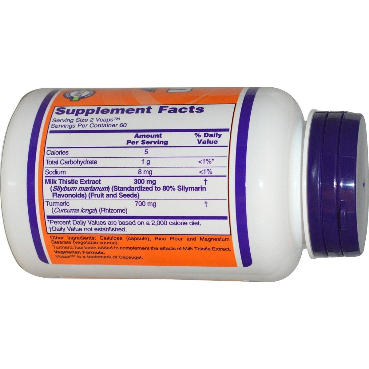 Now Foods Silymarin Milk Thistle Extract 150 mg 120 Vcaps - 4737