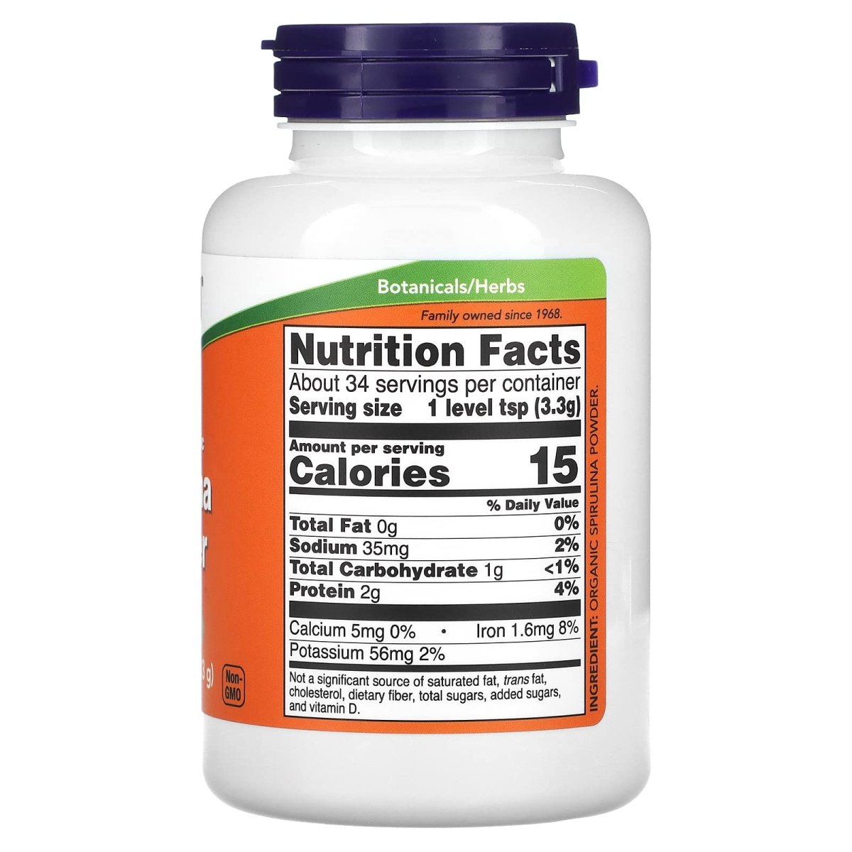 Now Foods Spirulina Powder Organic 4oz - 2690