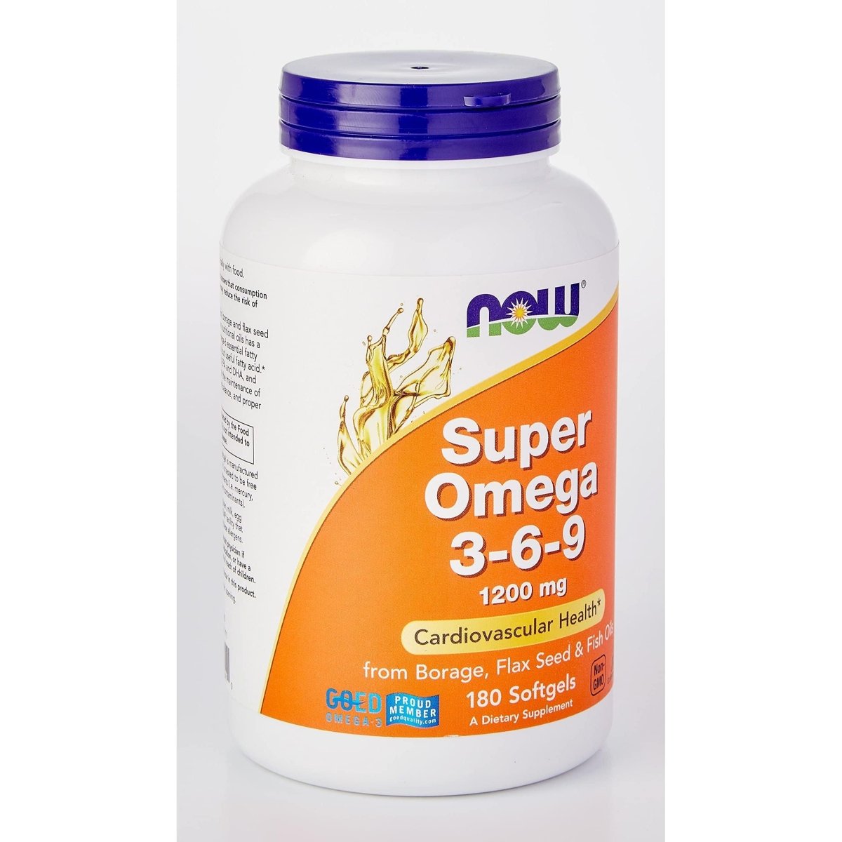 Now Foods Super Omega 3-6-9 1200 mg 180 Softgels - 1841