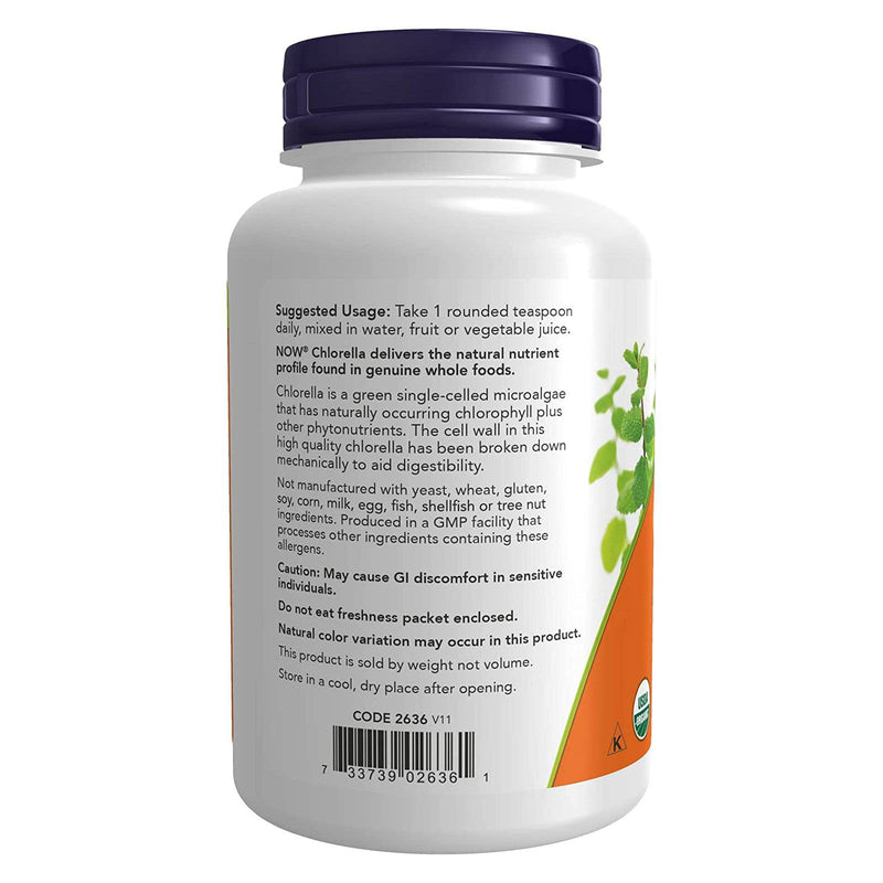 Now Foods Chlorella Powder Organic 4oz - 2636