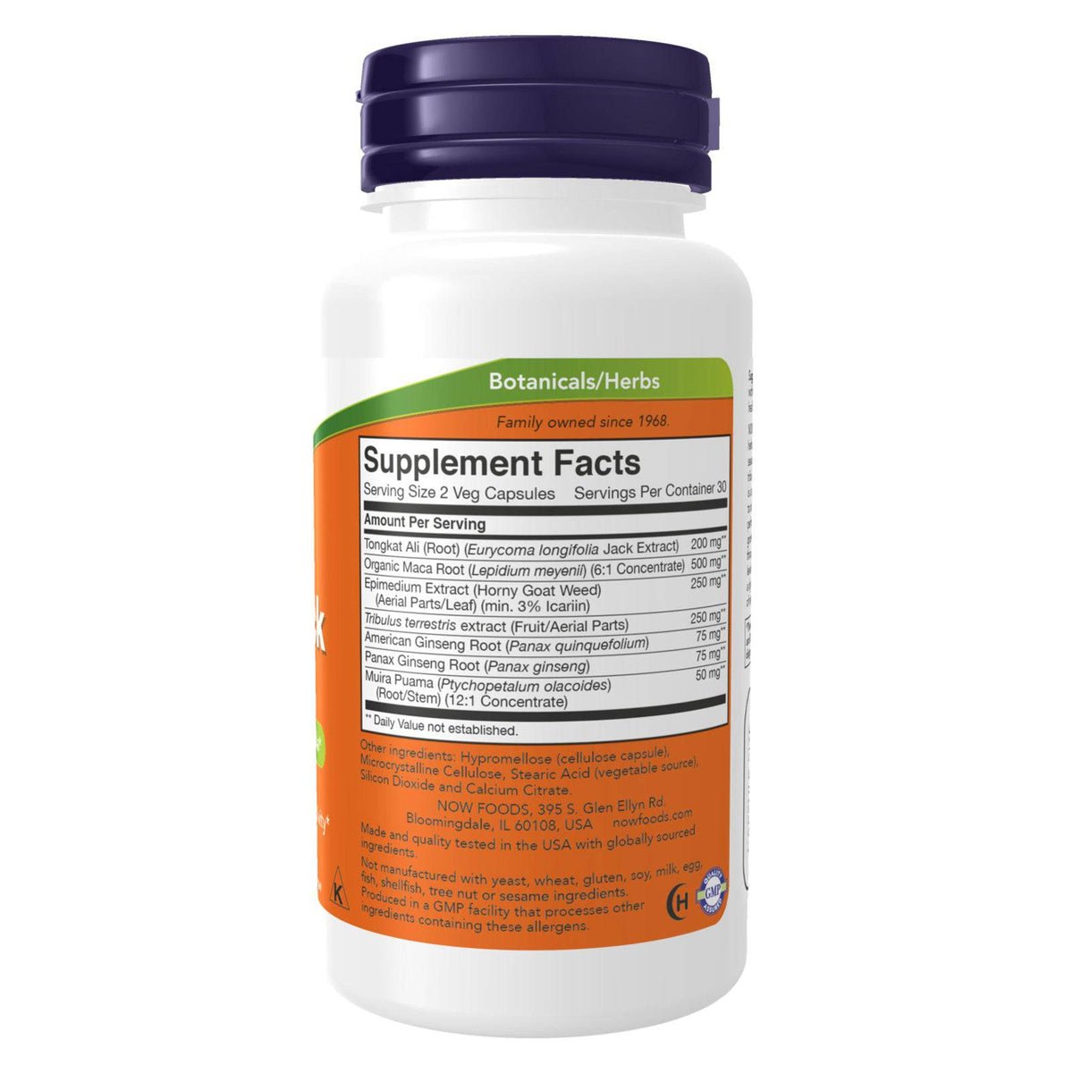 Now Foods TestoJack 200 Extra Strength 60 Vcaps - 2198 - 2 Pack