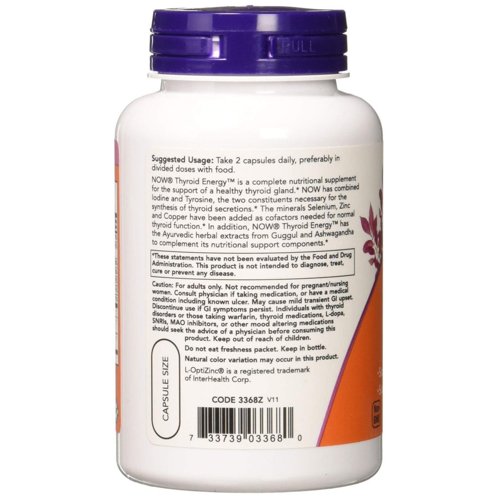 Now Foods Thyroid Energy 90 Vcaps - 3368