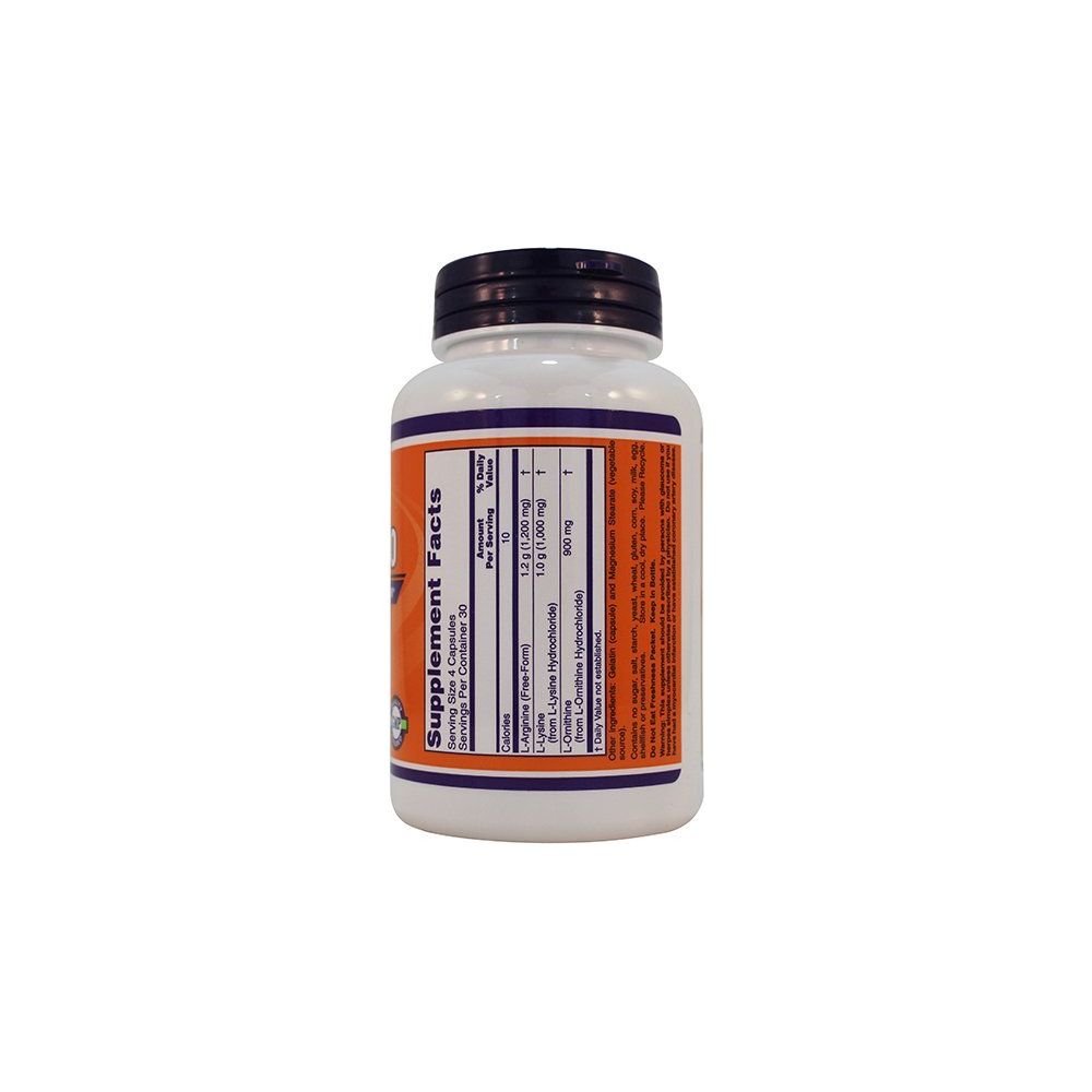 Now Foods Tri-Amino 120 Capsules - 0152