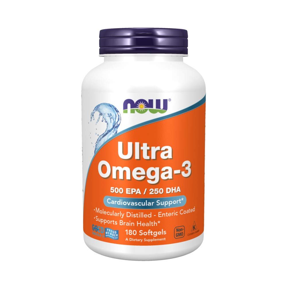 Now Foods Ultra Omega-3 Bovine Gelatin 180 Softgels - 1662