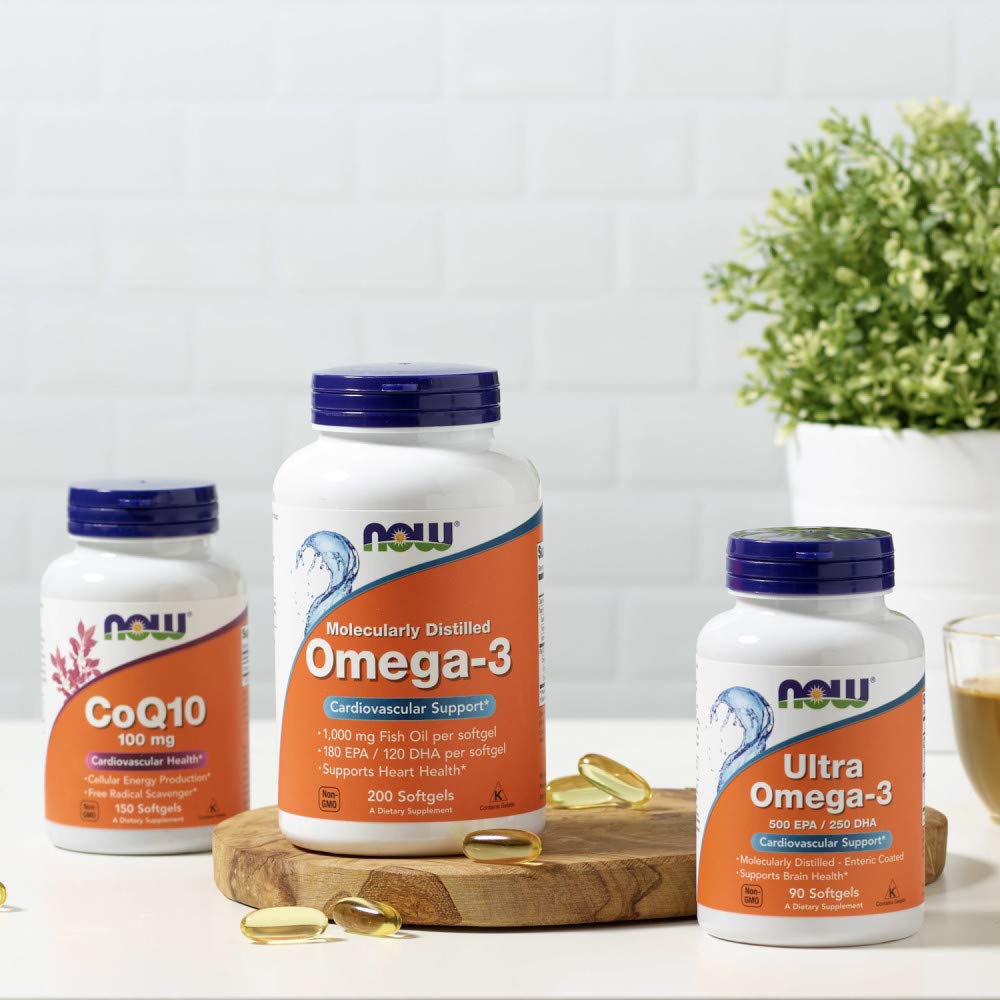 Now Foods Ultra Omega-3 Bovine Gelatin 180 Softgels - 1662
