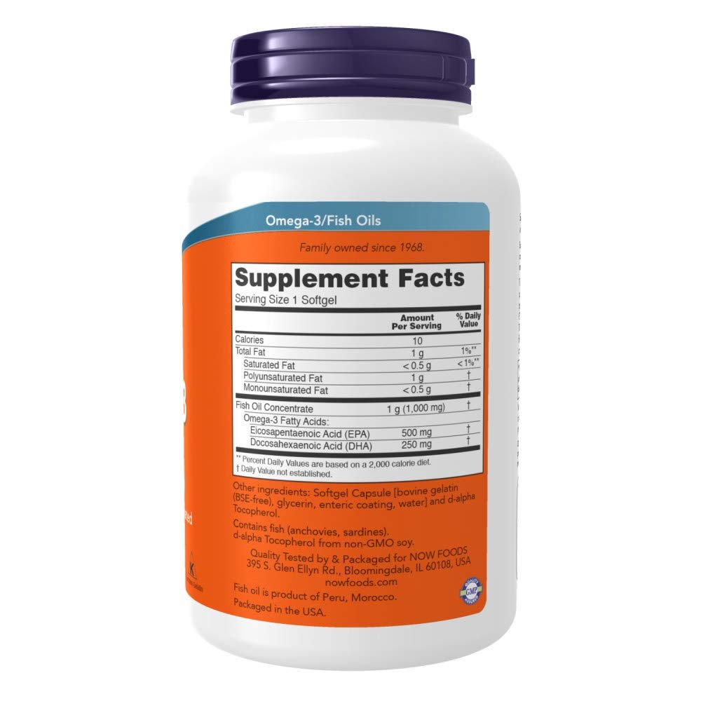 Now Foods Ultra Omega-3 Bovine Gelatin 180 Softgels - 1662