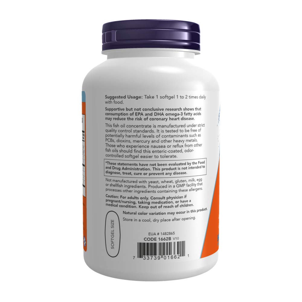 Now Foods Ultra Omega-3 Bovine Gelatin 180 Softgels - 1662