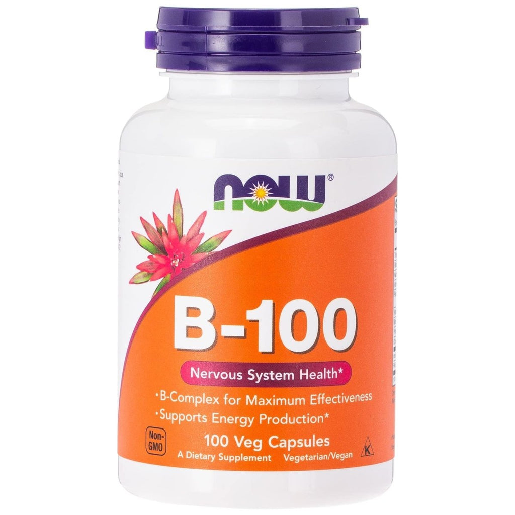 Now Foods Vitamin B-100 100 Vcaps - 0436