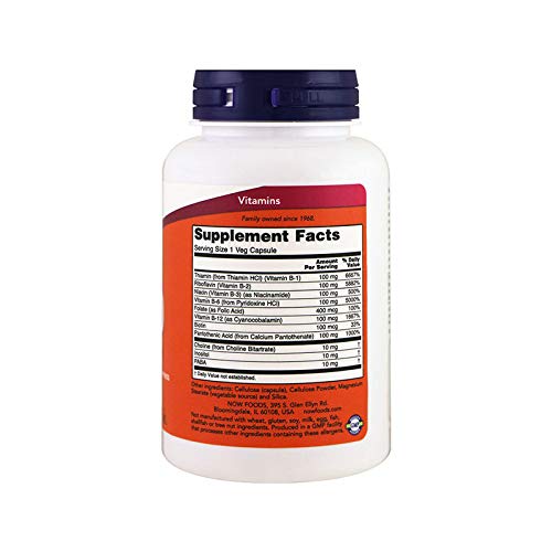 Now Foods Vitamin B-100 100 Vcaps - 0436