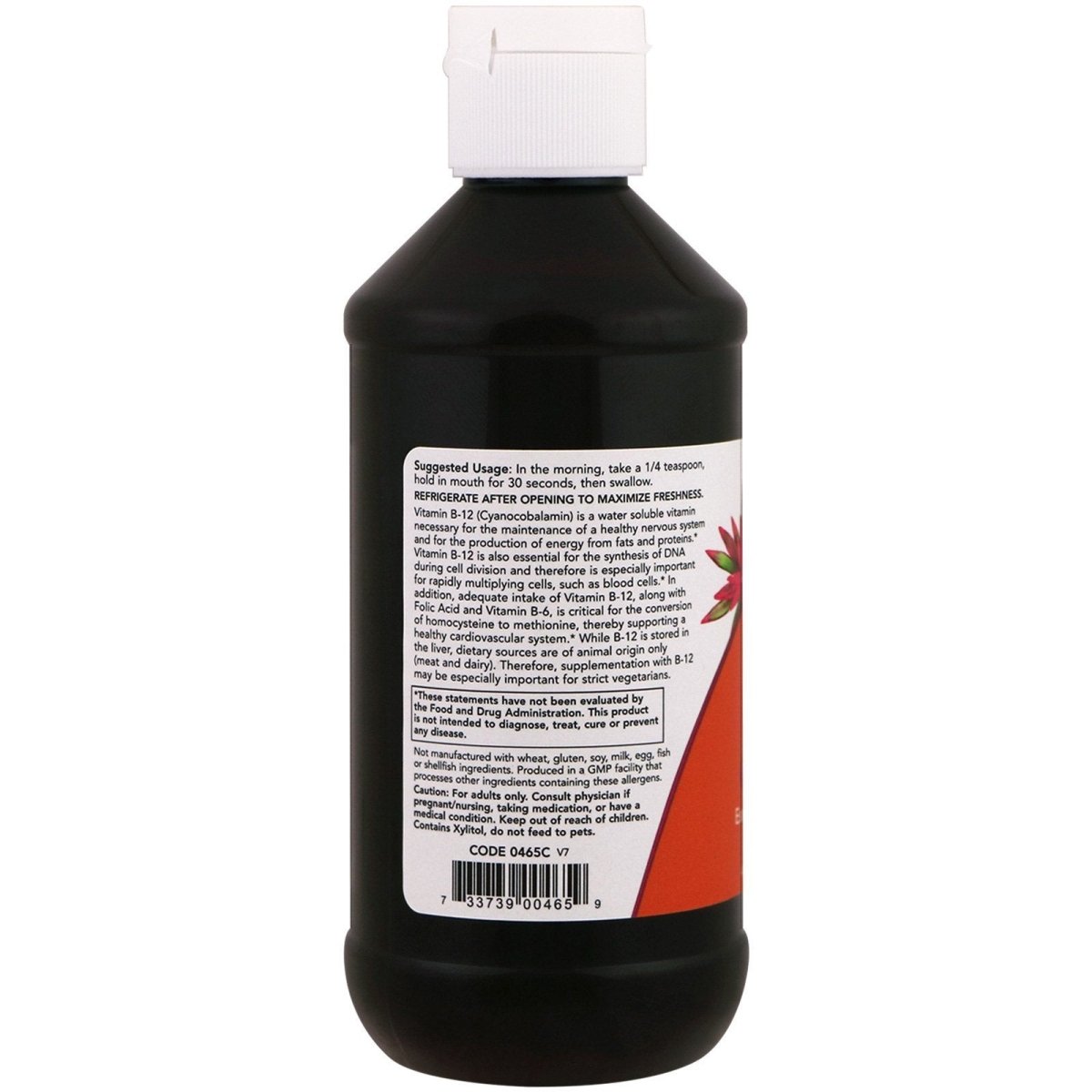 Now Foods Vitamin B-12 Complex Liquid 8oz - 0465