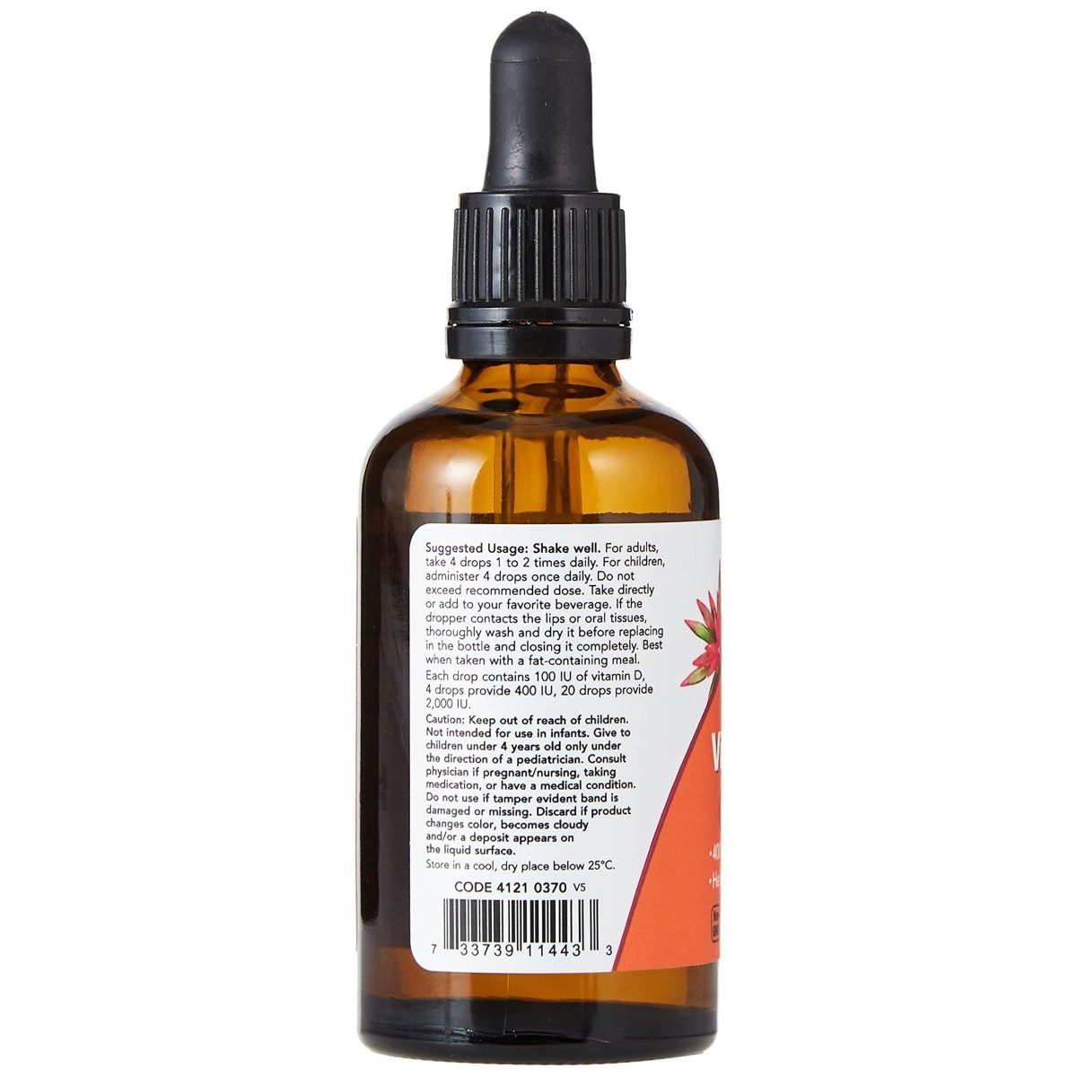 Now Foods Vitamin D3 2oz Liquid - 0370