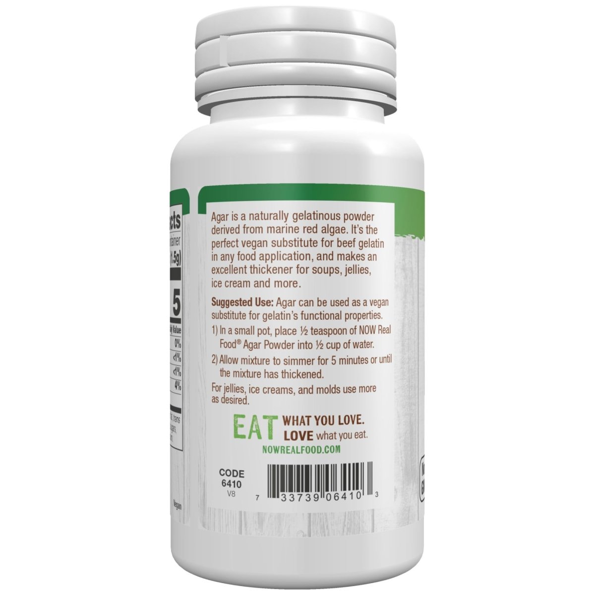 Now Real Food Agar Powder 2oz - 6410