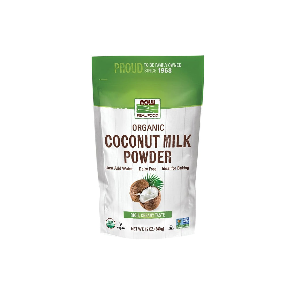 Now Real Food Coconut Milk Organic Powder 12 Oz - 5835
