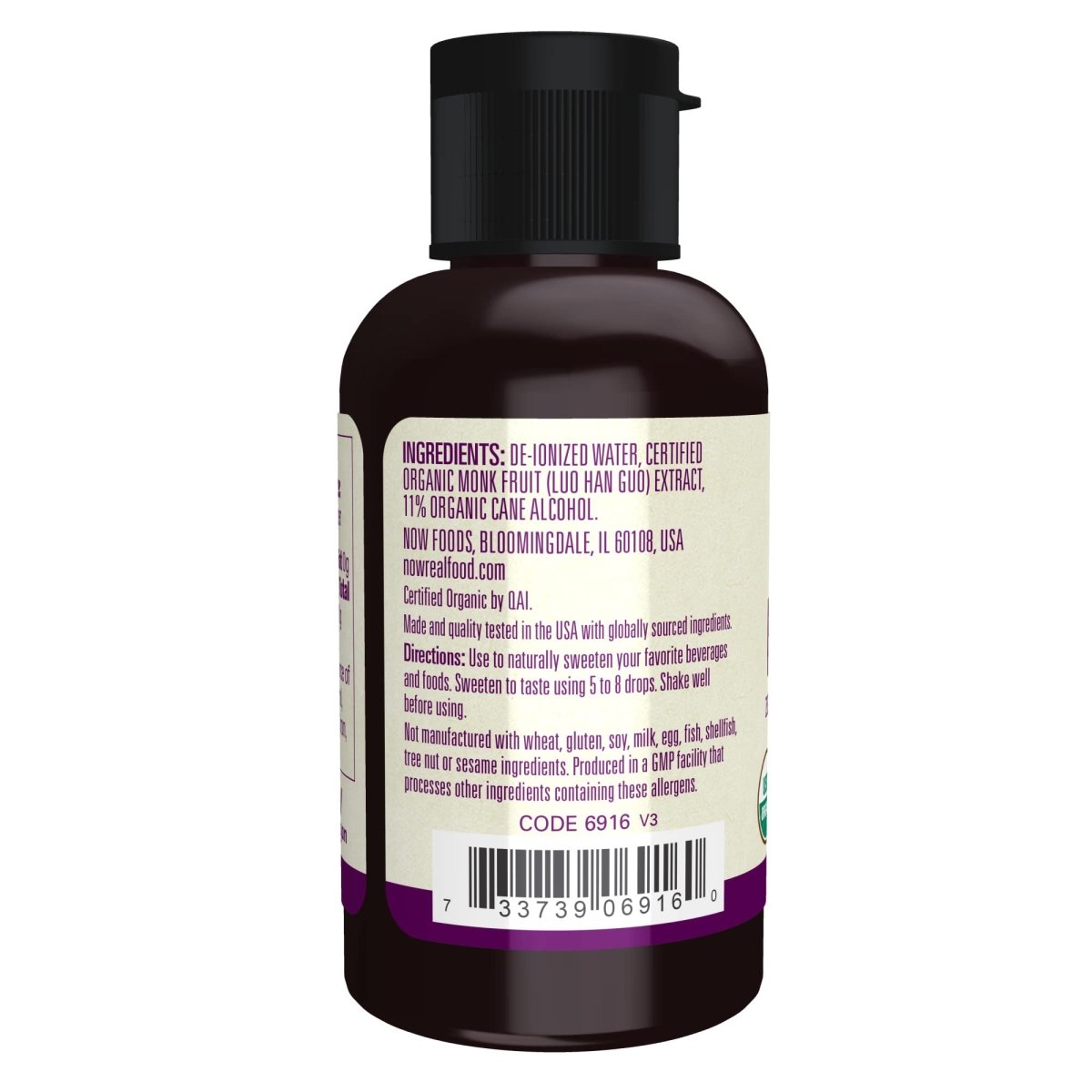 Now Real Food Organic Monk Fruit 2 Oz - 6916