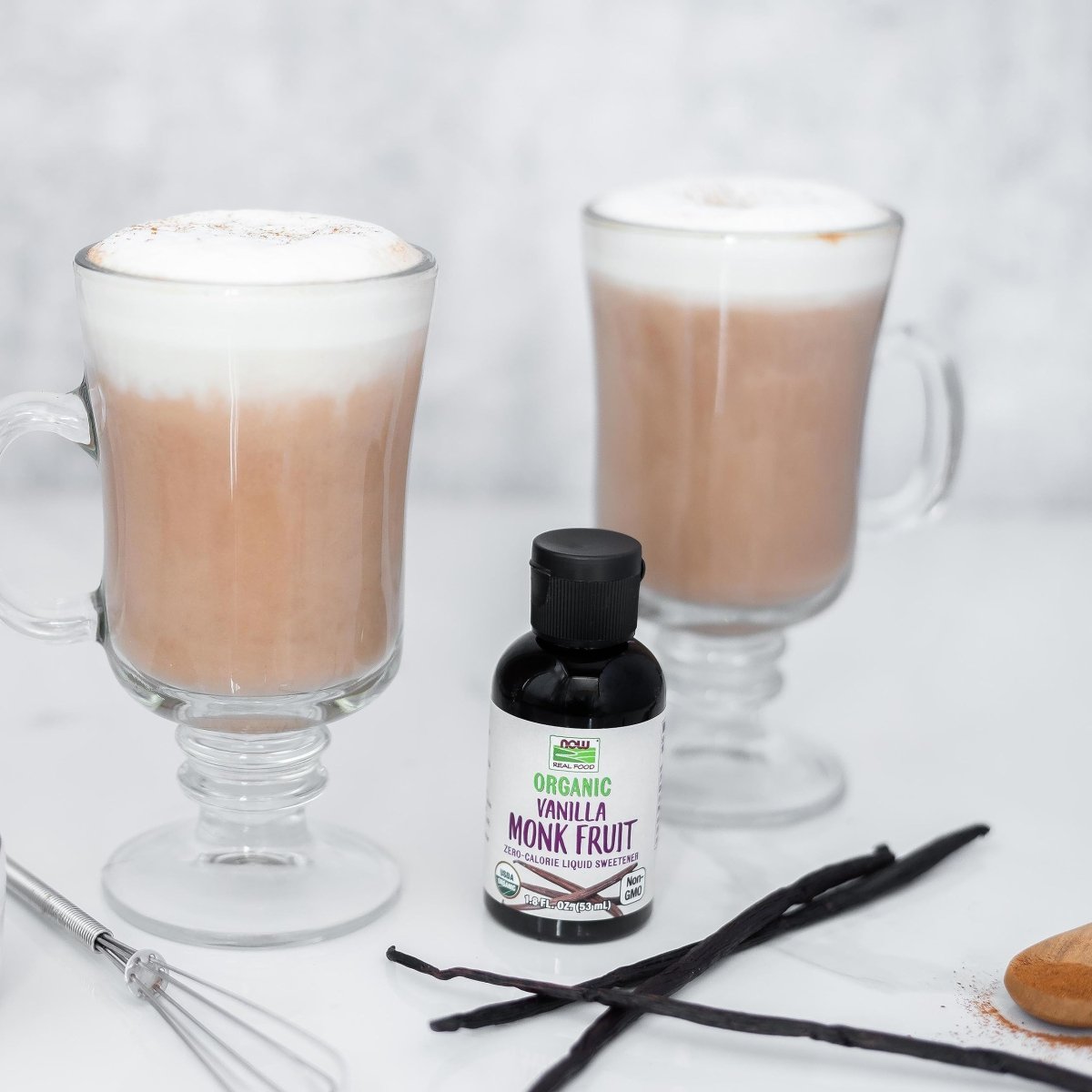 Now Real Food Organic Vanilla Monk Fruit 1.8 Oz - 7111