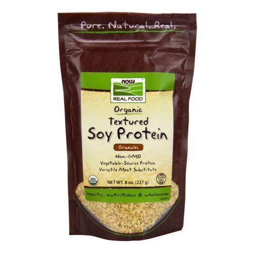 Now Real Food Textured Soy Protein Granules Organic 8oz - 6335
