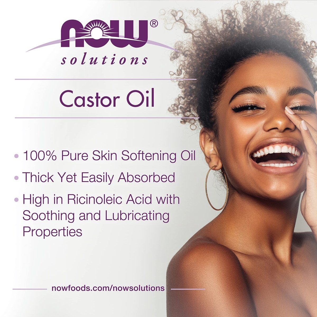 Now Solutions Castor Oil 4oz - 7679