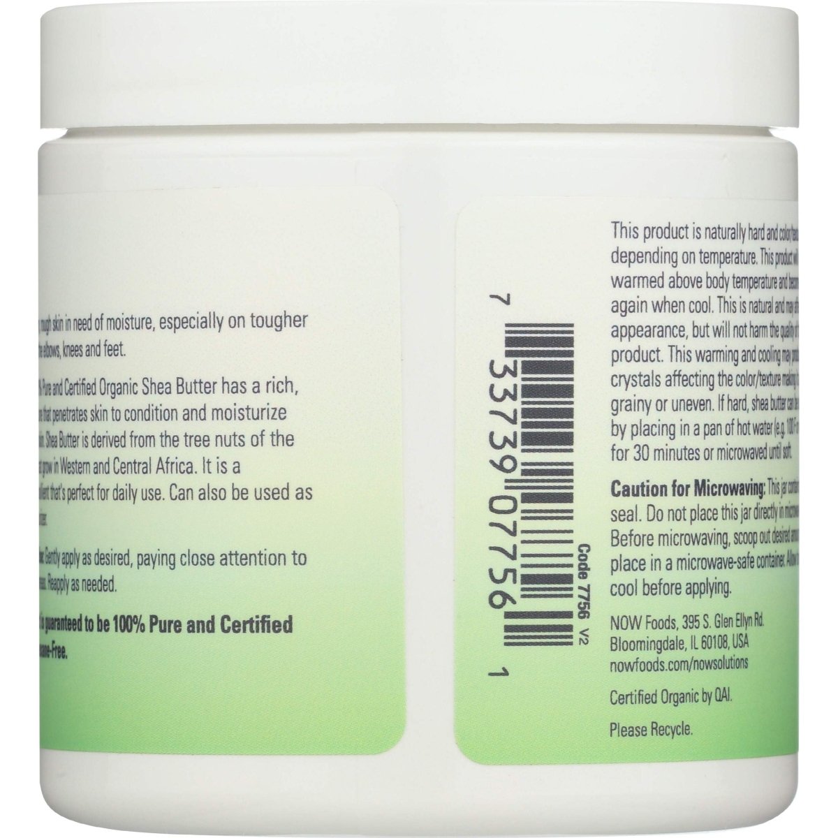 Now Solutions Shea Butter Organic & Pure 7oz - 7756