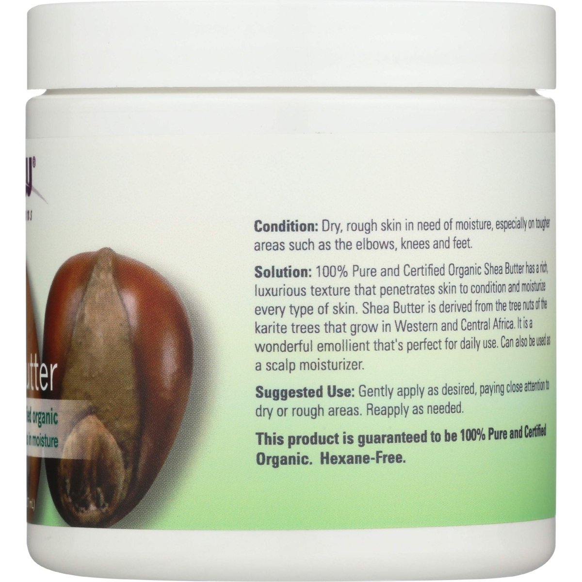 Now Solutions Shea Butter Organic & Pure 7oz - 7756