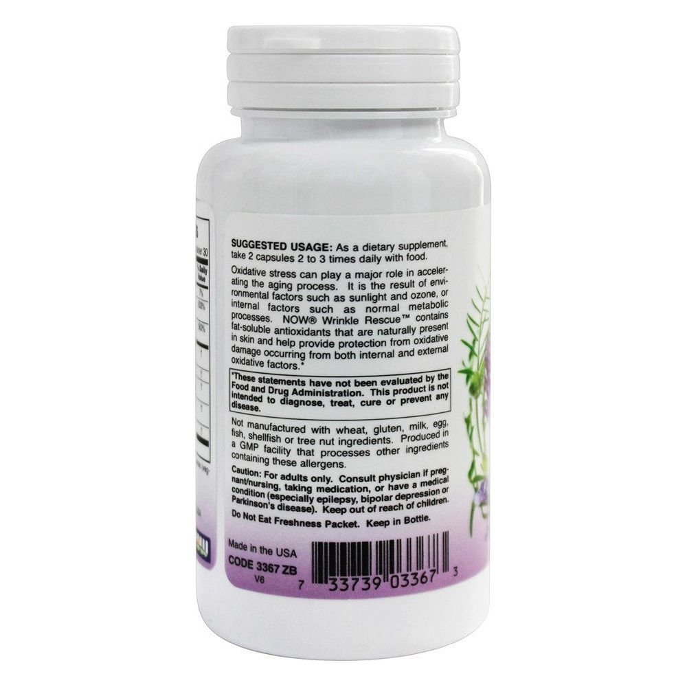 Now Solutions Wrinkle Rescue 60 Vcaps - 3367