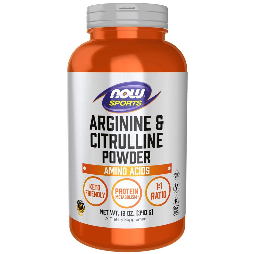 Now Sports Arginine & Citrulline Powder 12oz - 0204